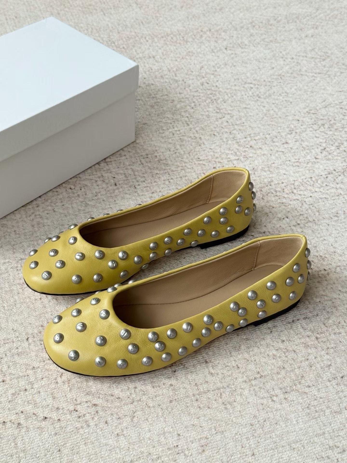 Studded Ballet Flats