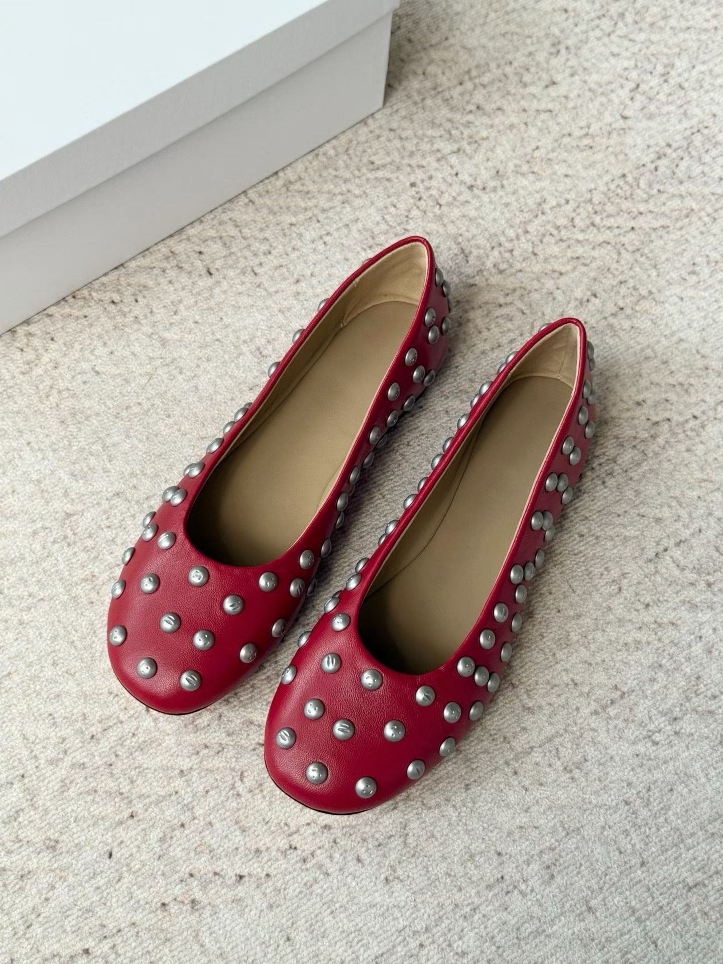 Studded Ballet Flats