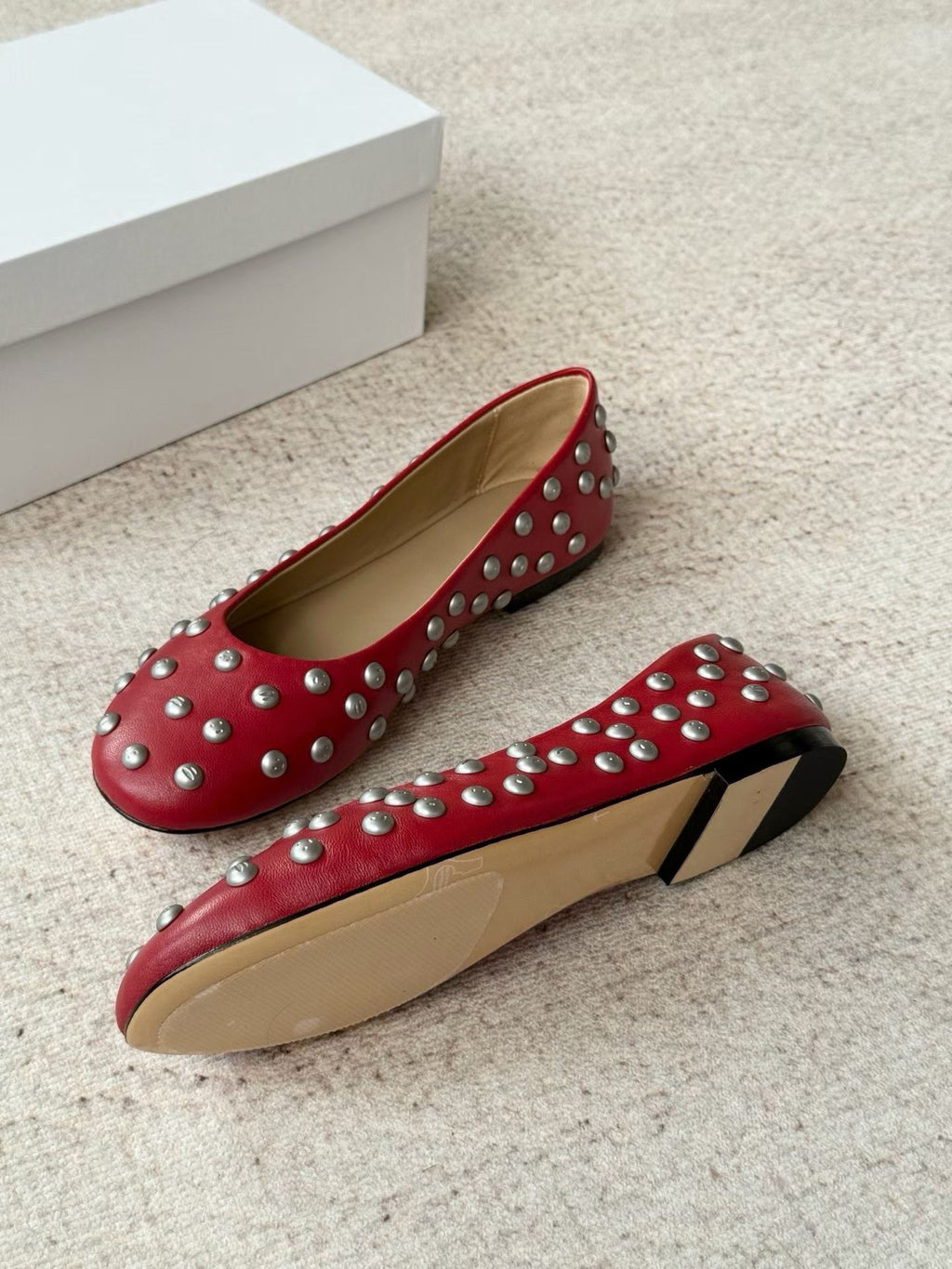Studded Ballet Flats