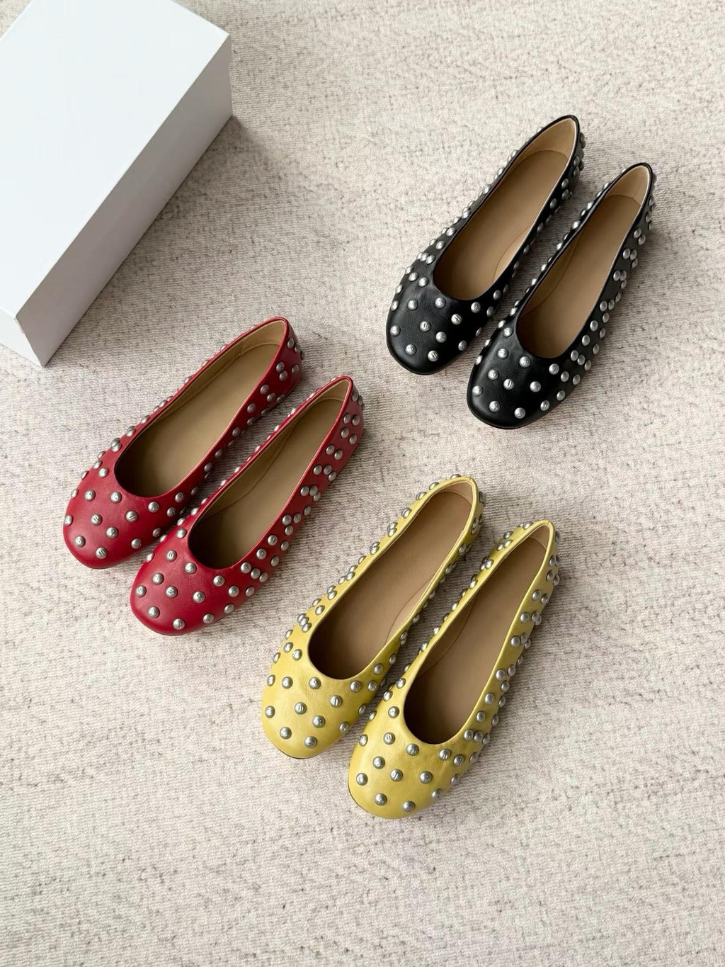 Studded Ballet Flats