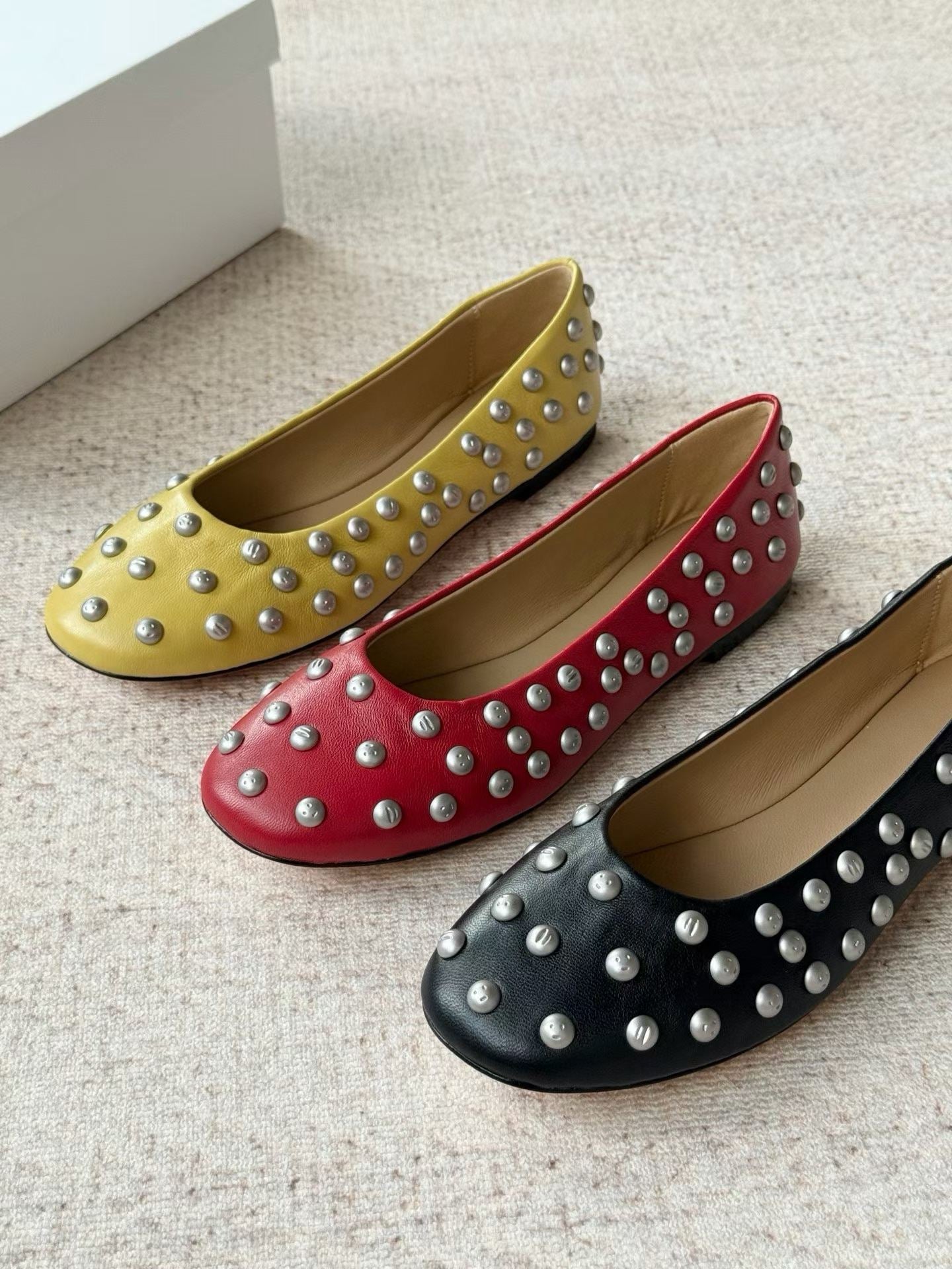 Studded Ballet Flats