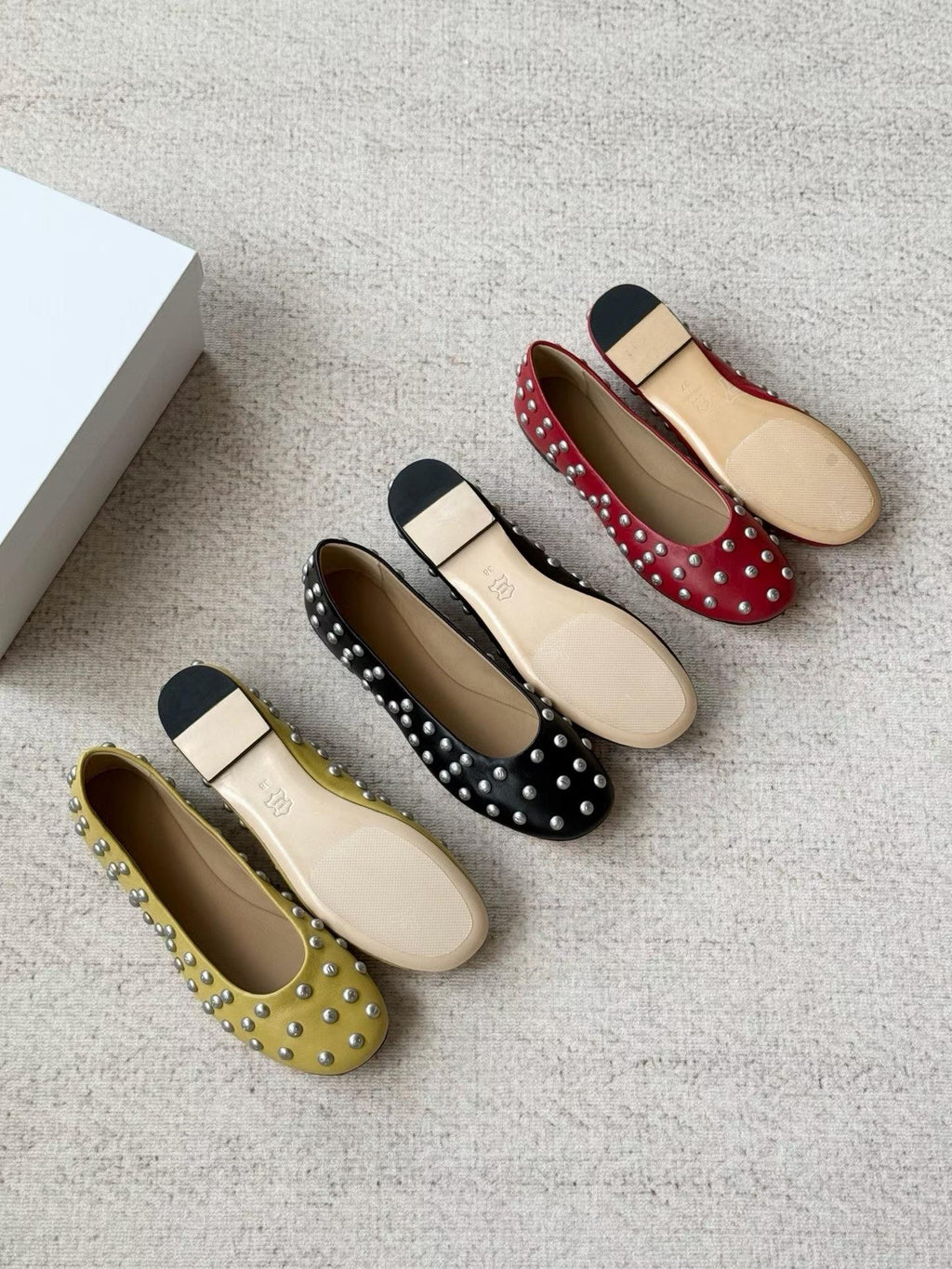 Studded Ballet Flats