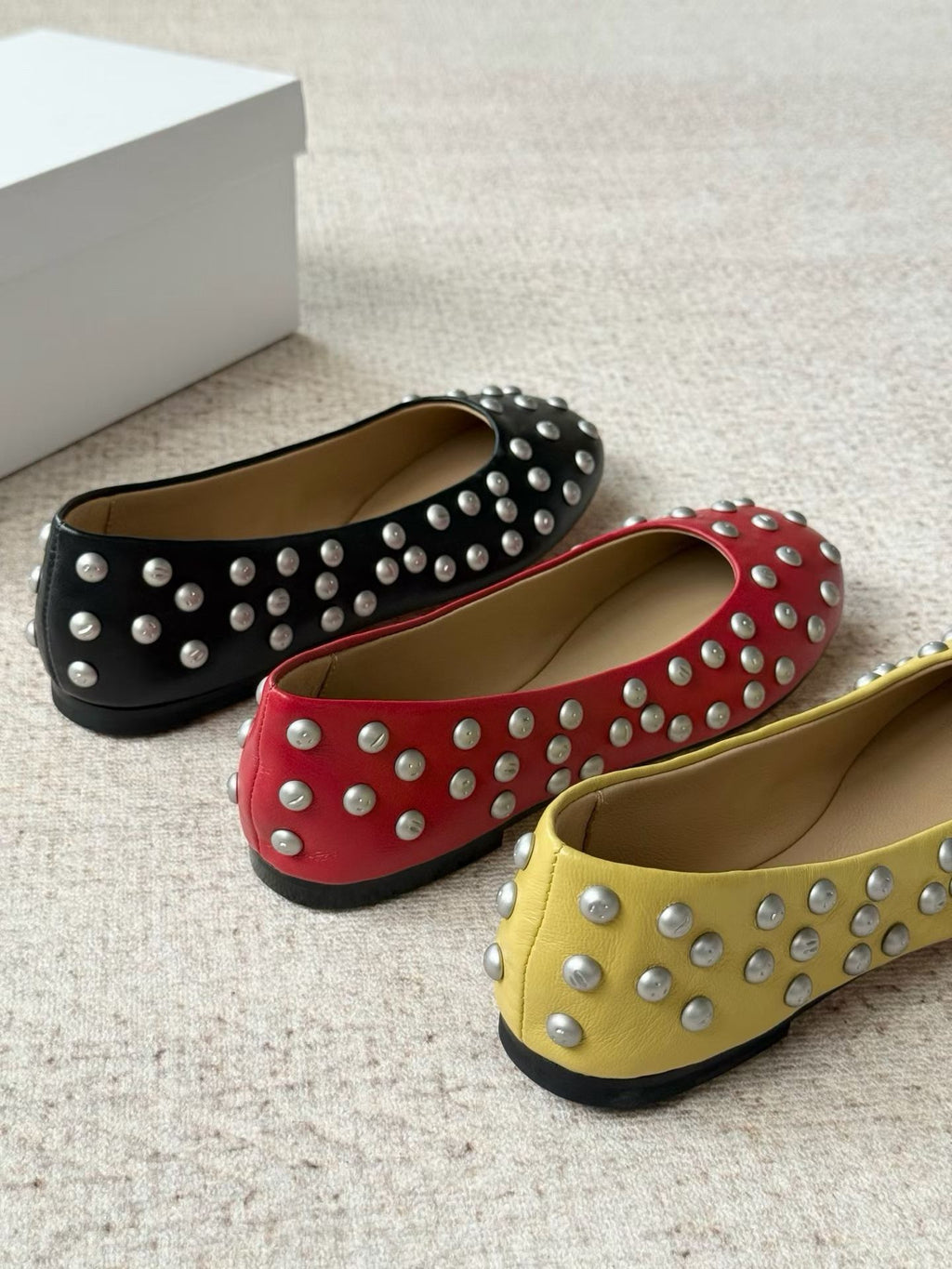 Studded Ballet Flats