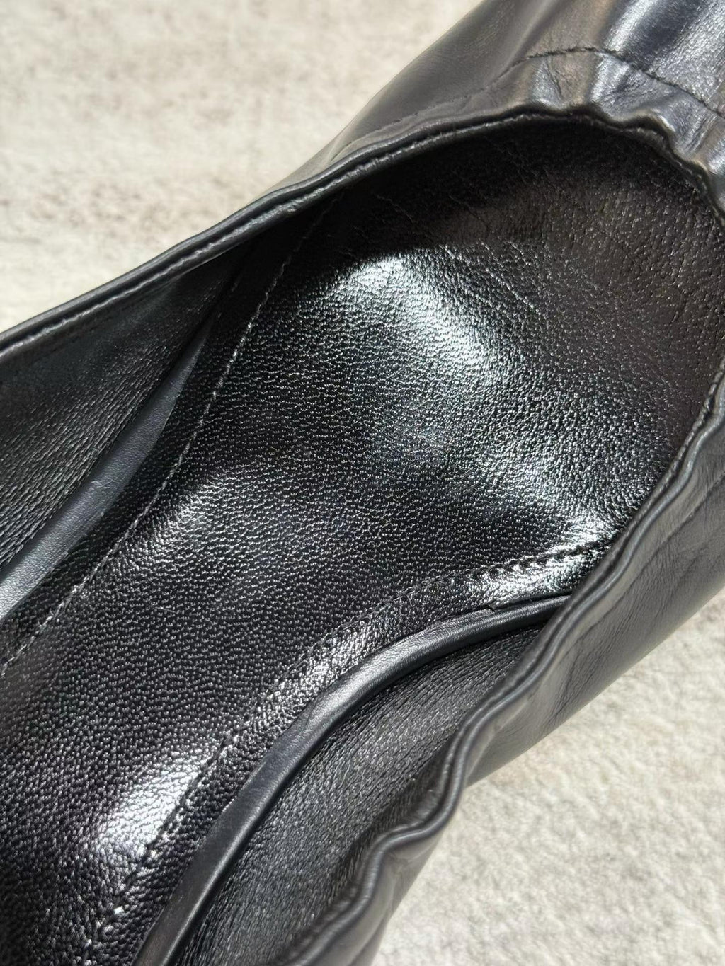 Ruched Kitten Heels