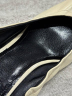 Ruched Kitten Heels