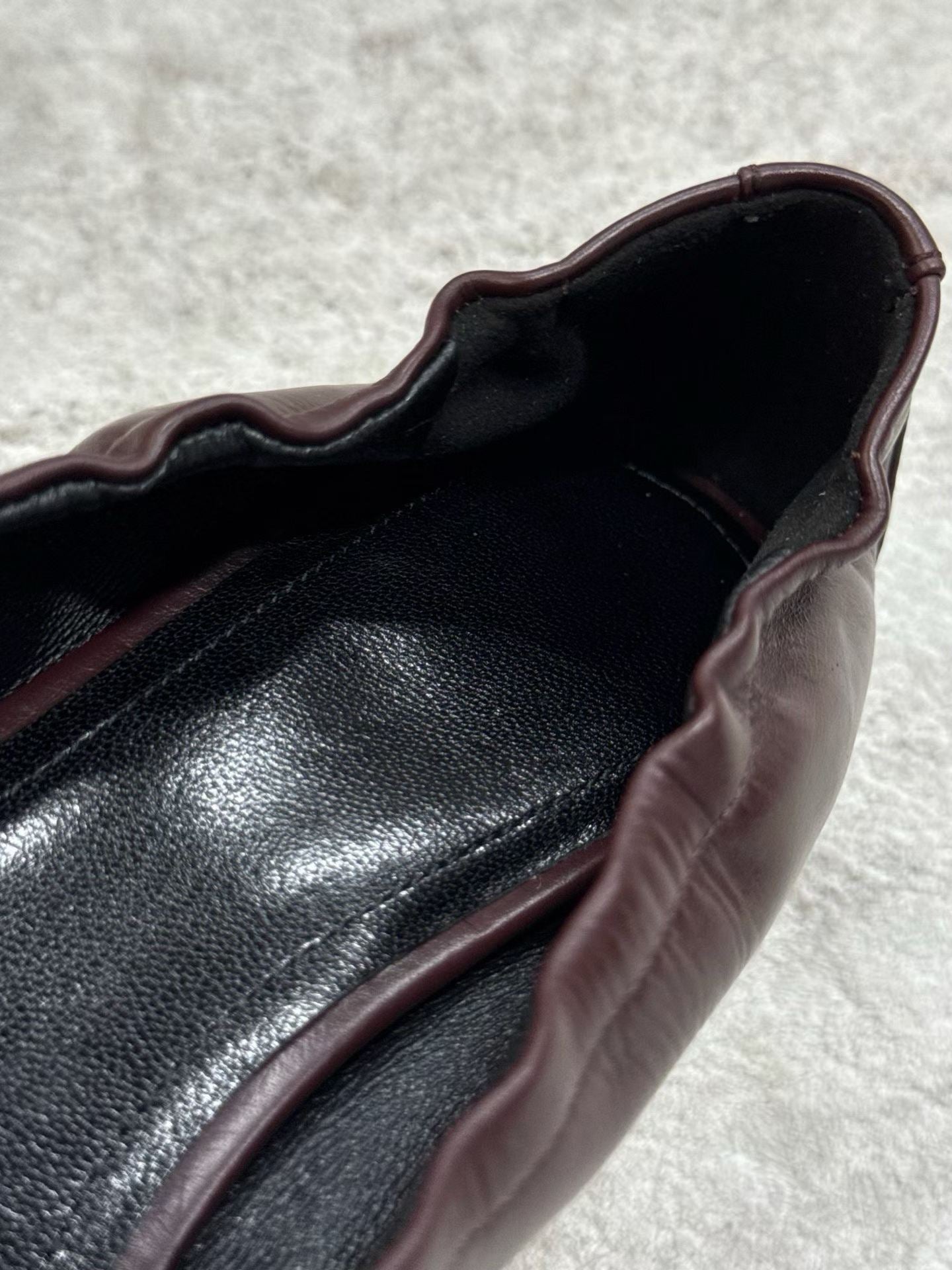 Ruched Kitten Heels