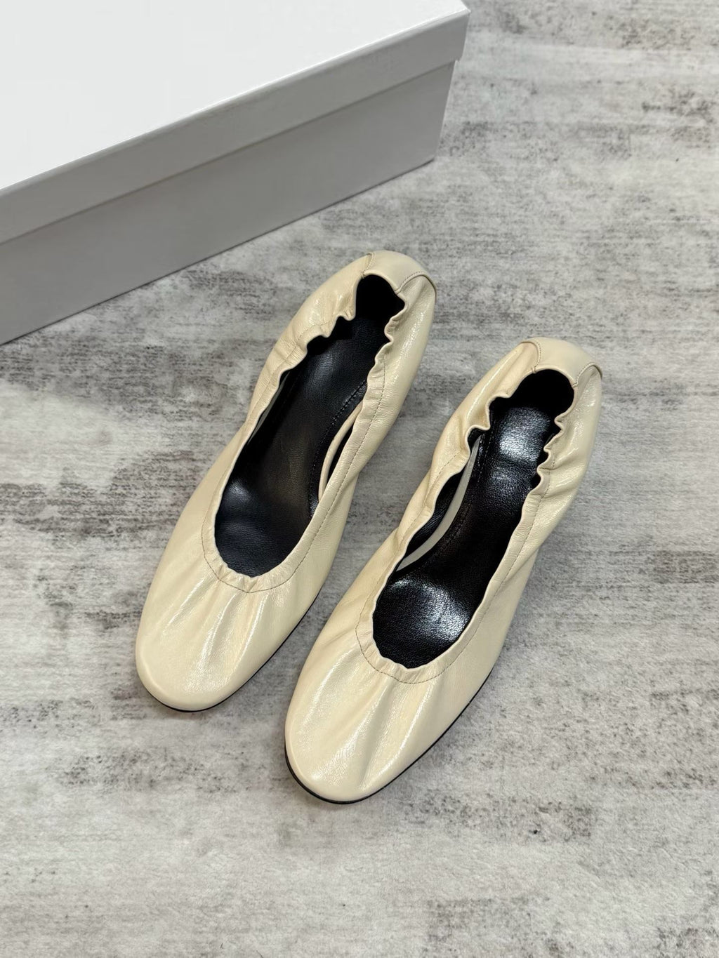 Ruched Kitten Heels