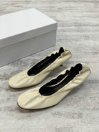 Ruched Kitten Heels