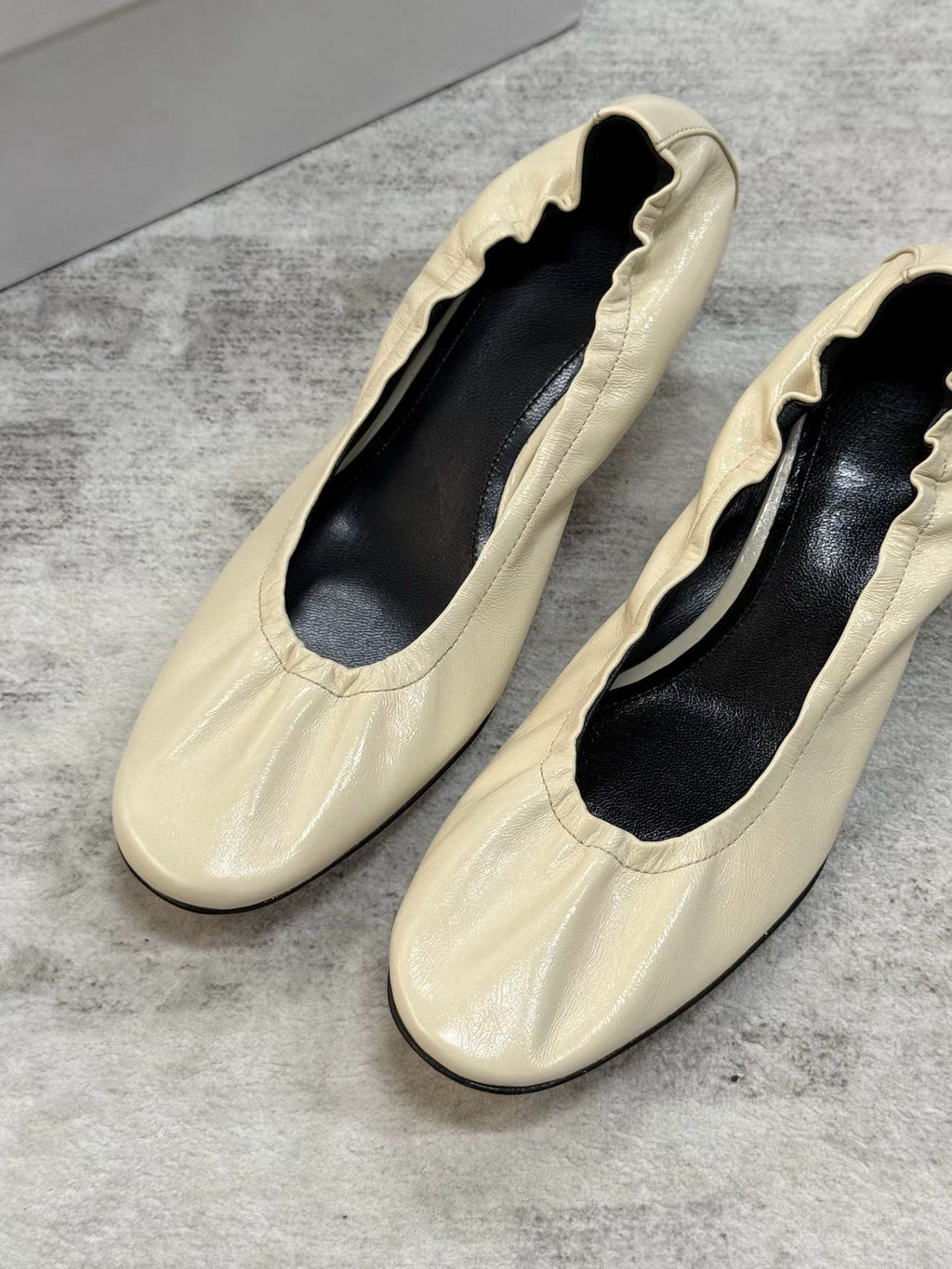Ruched Kitten Heels