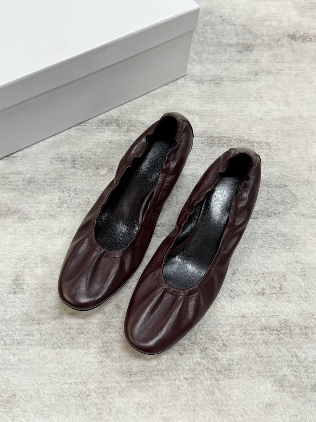 Ruched Kitten Heels