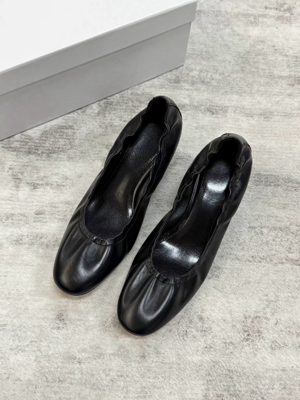 Ruched Kitten Heels