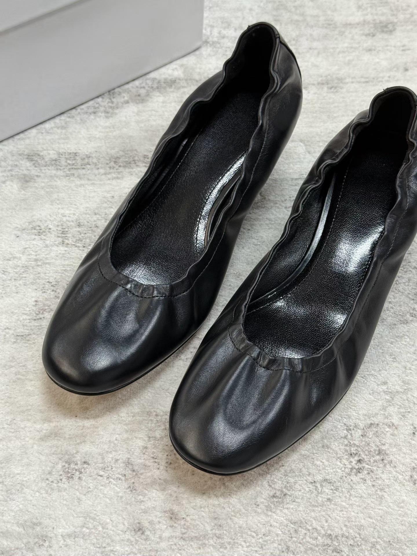 Ruched Kitten Heels