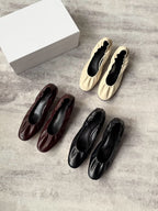 Ruched Kitten Heels