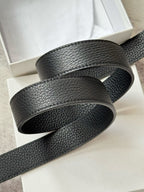 Pinless Leather Belt