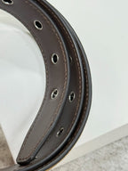 Suede Eyelet Belt