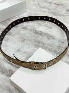 Suede Eyelet Belt