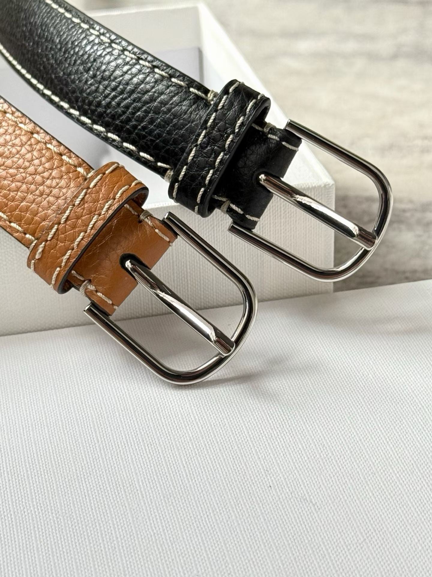 Leather Trim Belt
