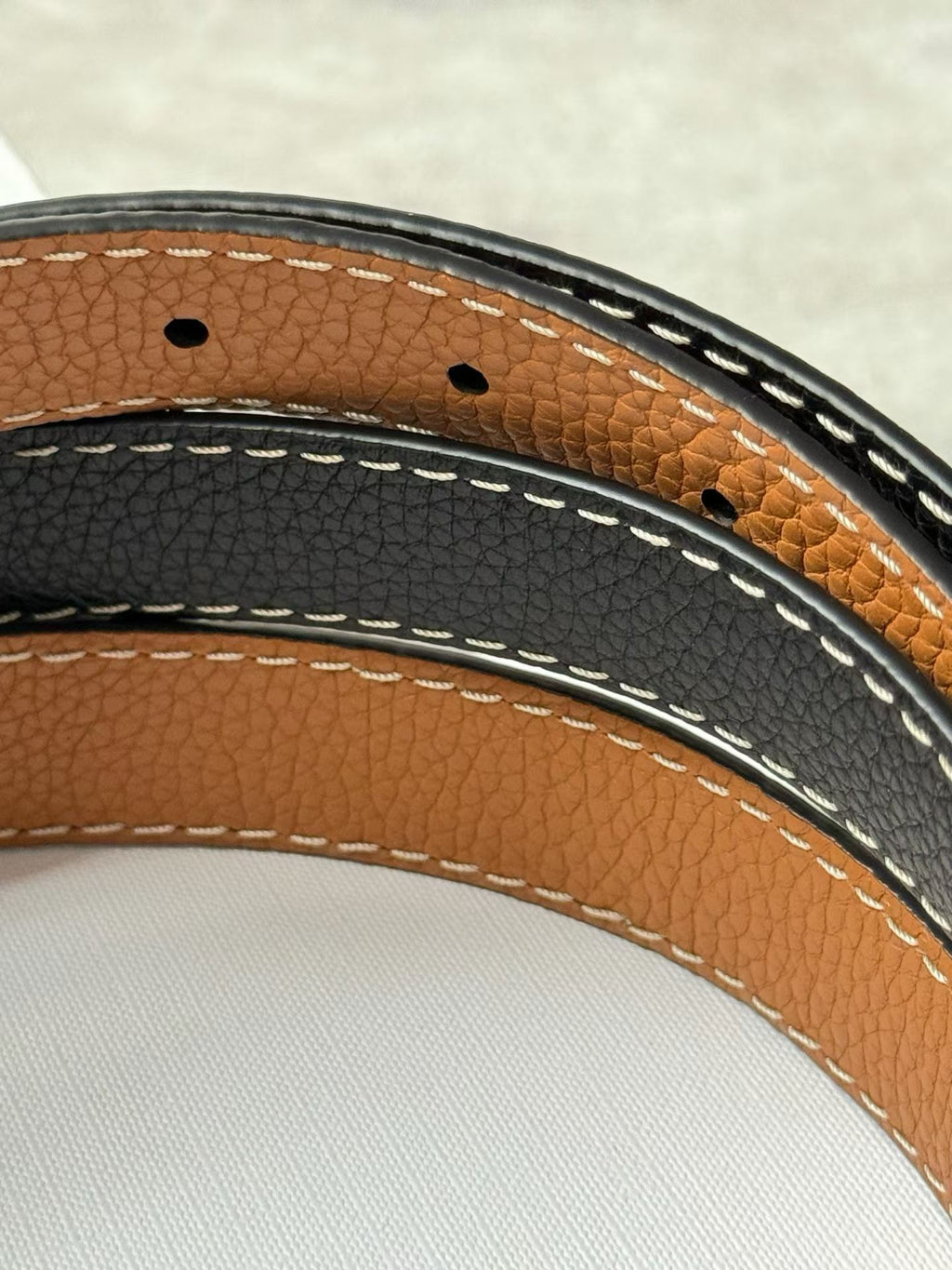 Leather Trim Belt