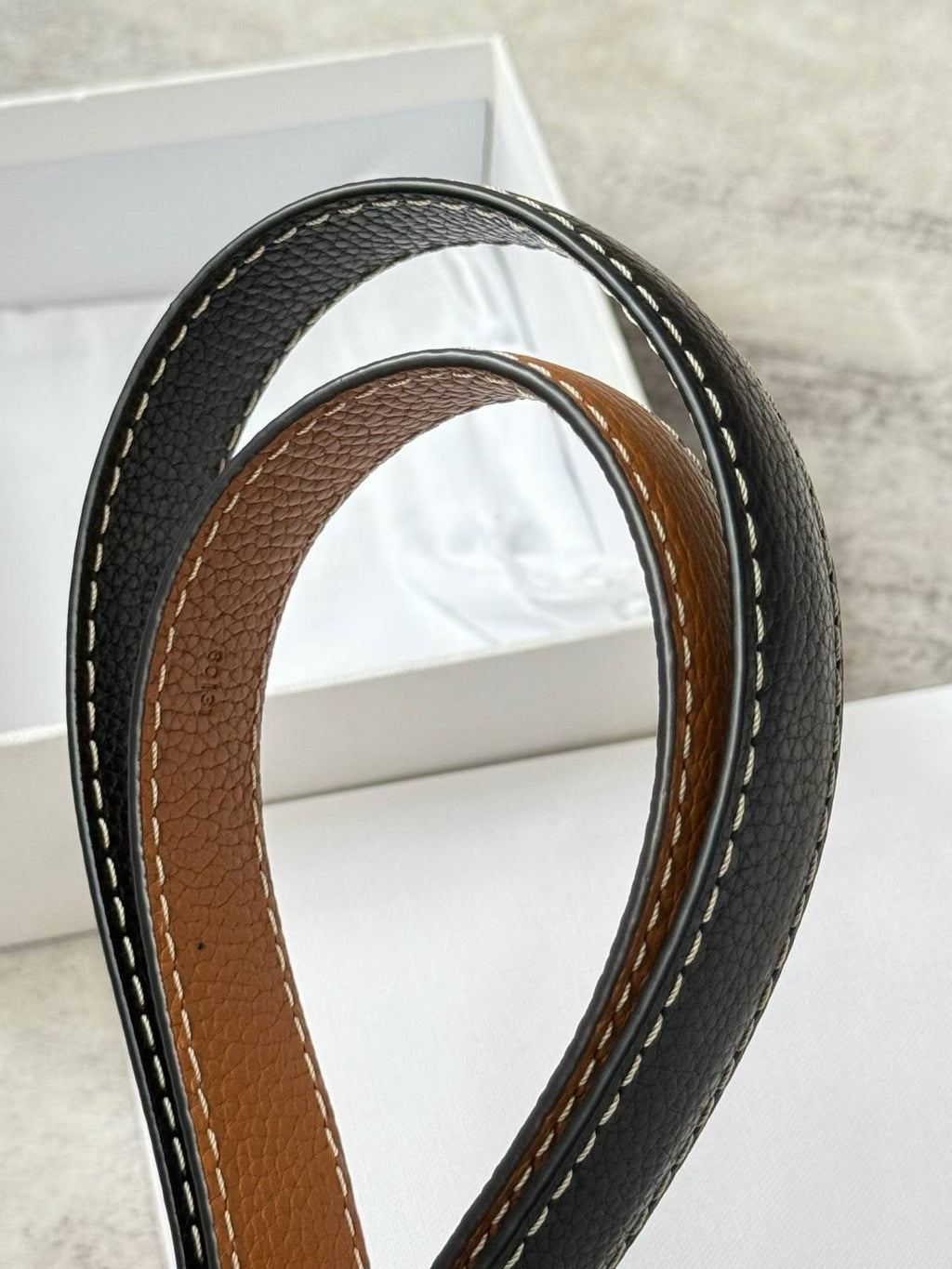 Leather Trim Belt