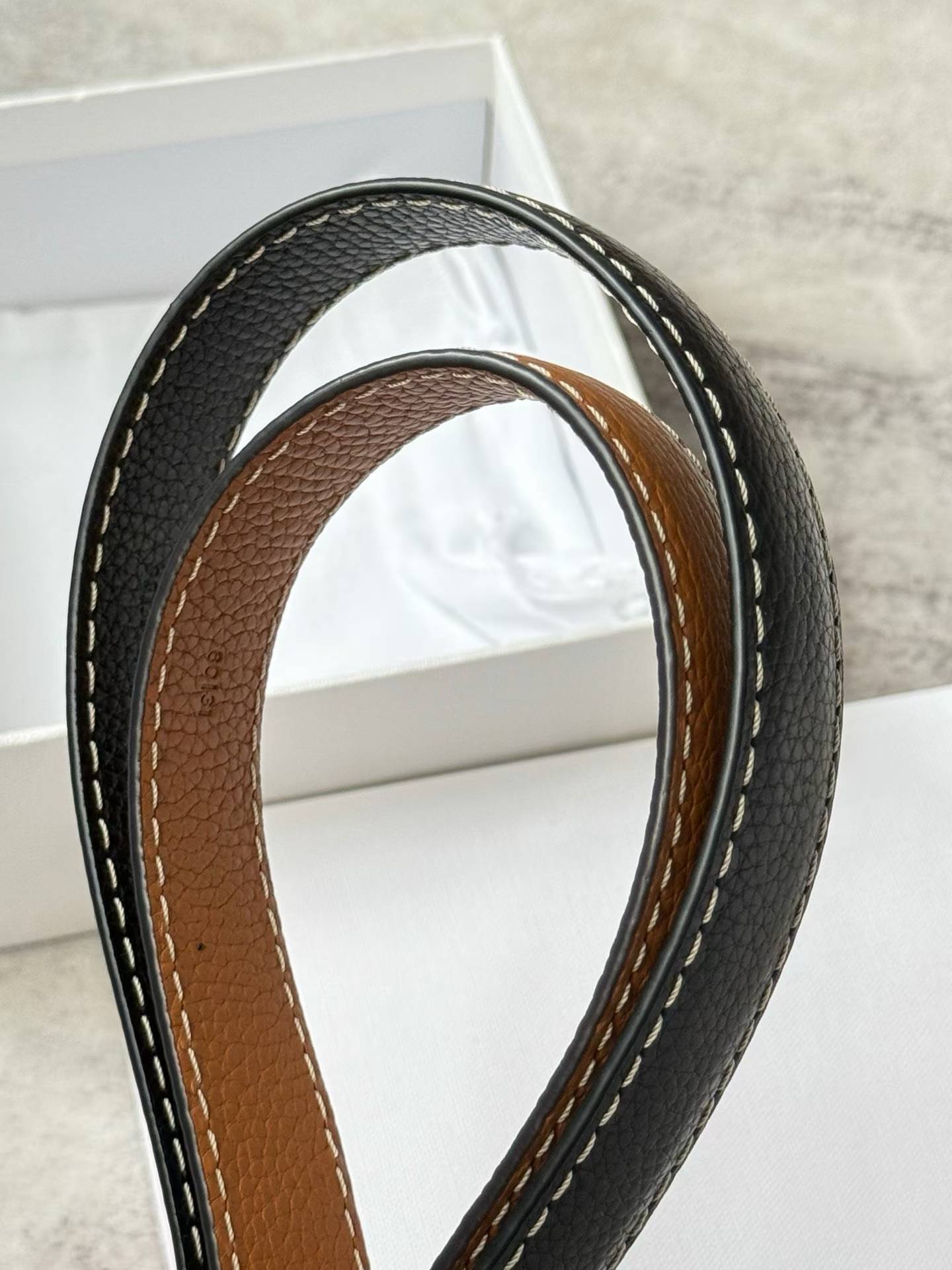 Leather Trim Belt