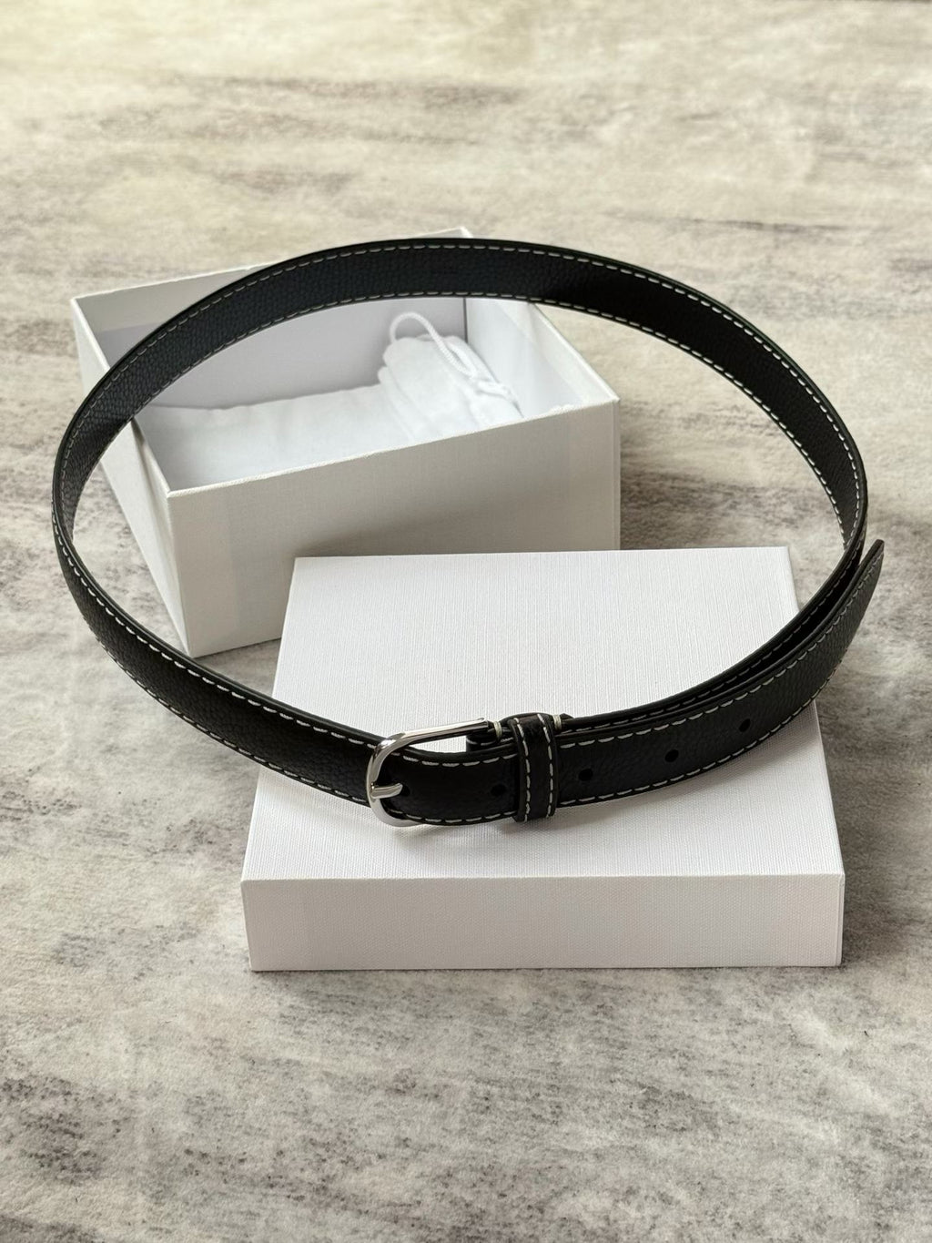 Leather Trim Belt