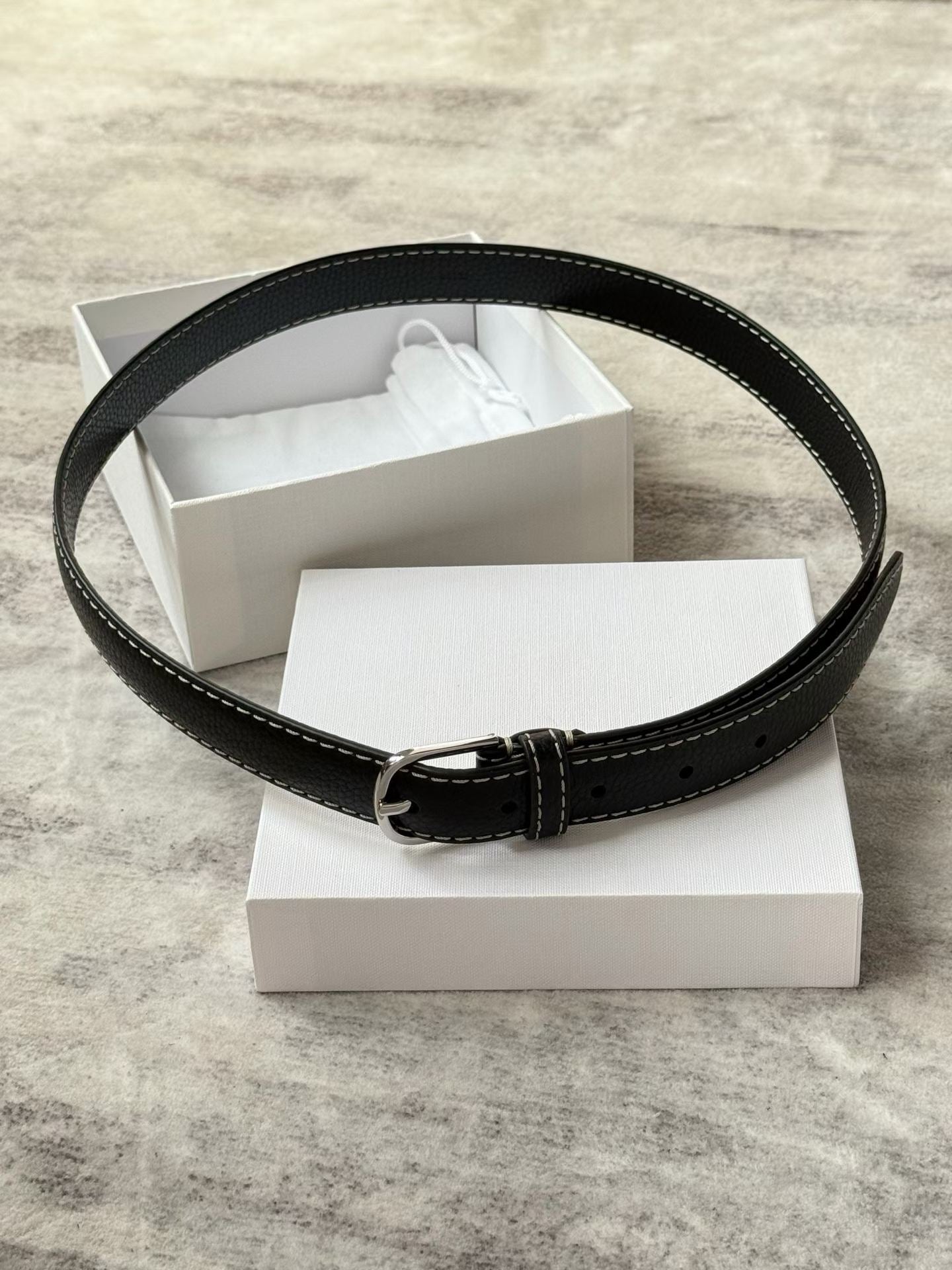 Leather Trim Belt