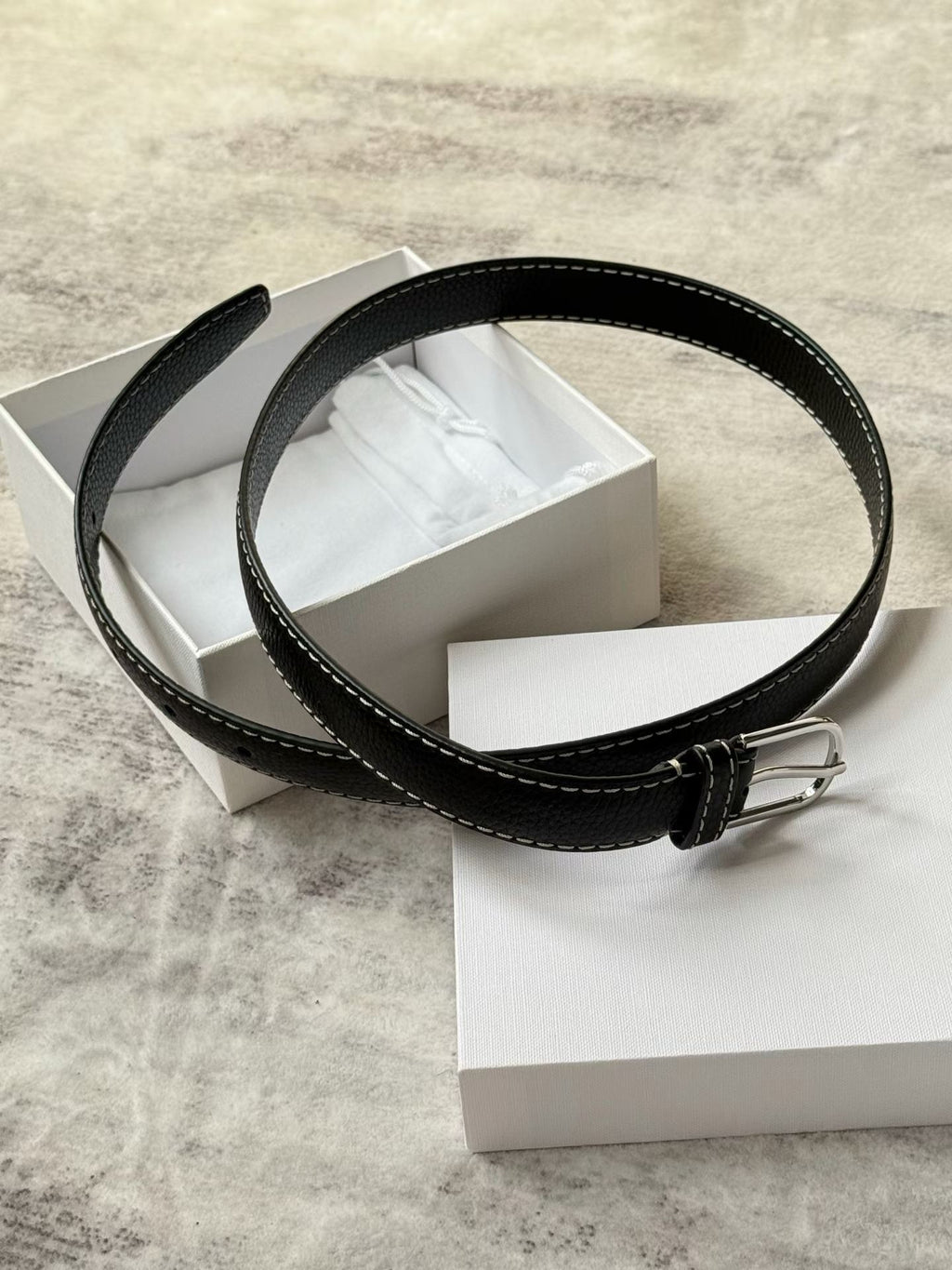 Leather Trim Belt