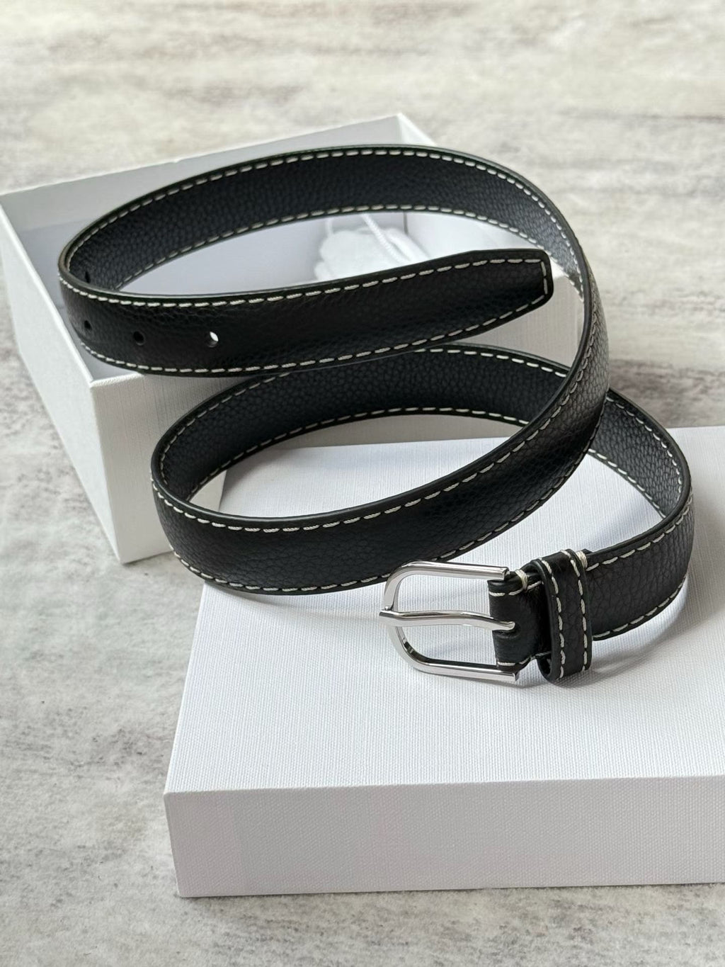 Leather Trim Belt