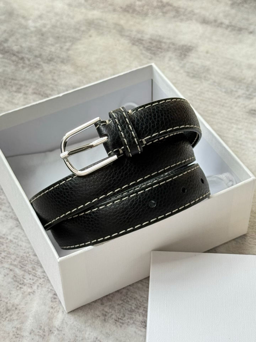 Leather Trim Belt