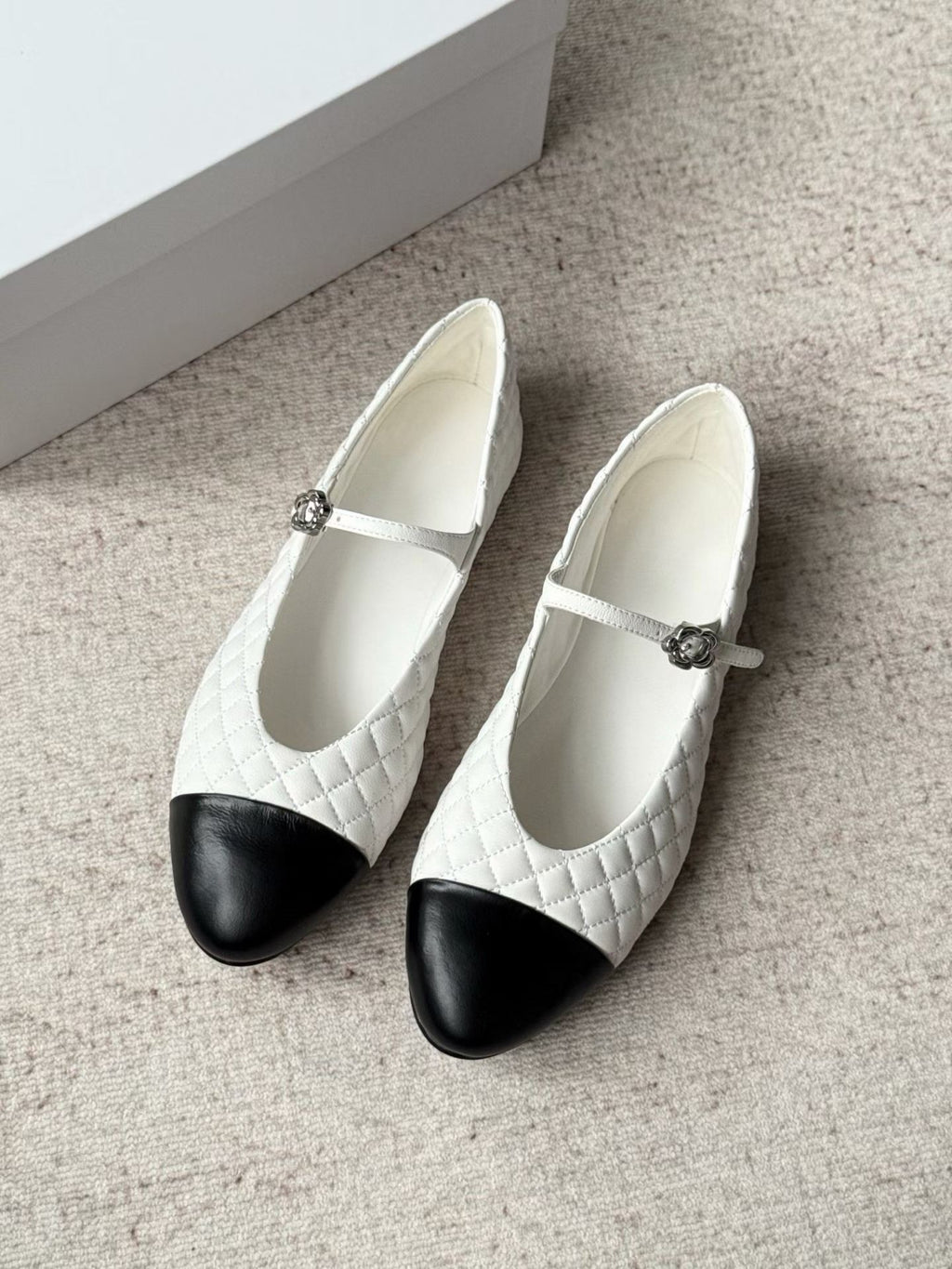 Quilted Mary Jane Flats