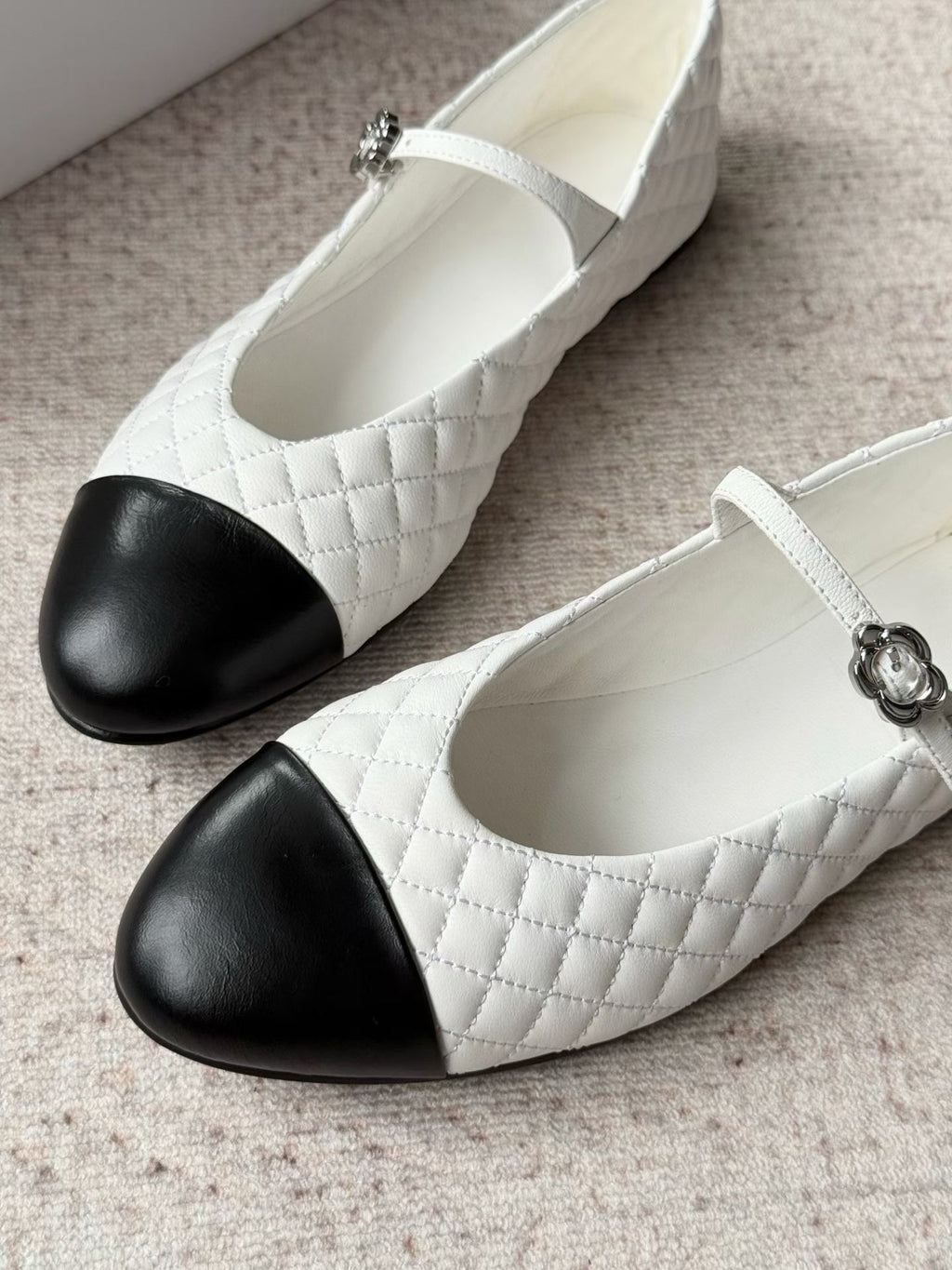 Quilted Mary Jane Flats