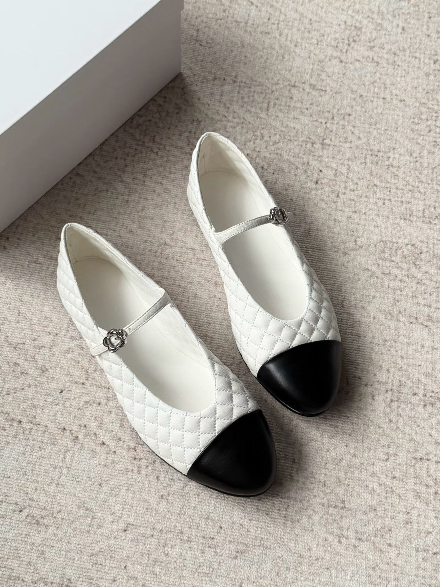 Quilted Mary Jane Flats