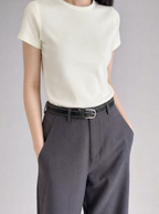 Leather Trim Belt